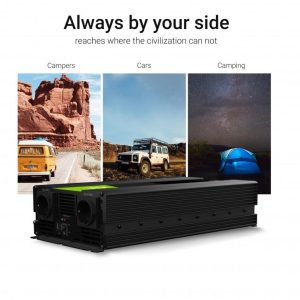 Инвертор GREEN CELL, 12/220V, DC/AC, 3000W/6000W, Модифицирана синусоида - Image 2