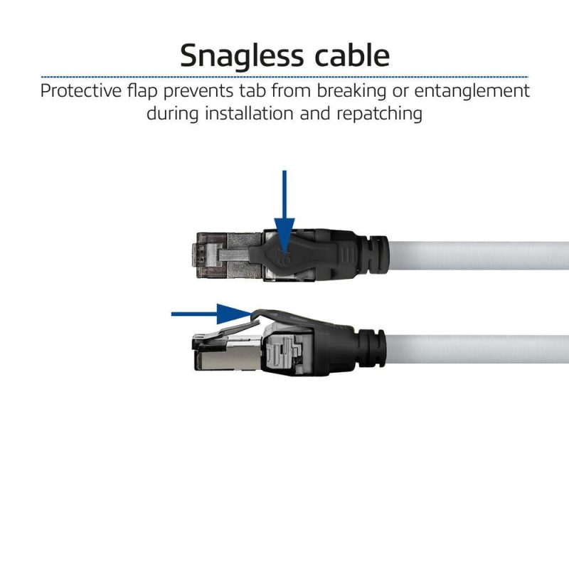 Мрежов пач кабел ACT S/FTP, CAT6A IDC 4PPoe/PoE++100W LZSH, 3.0 m - Image 6