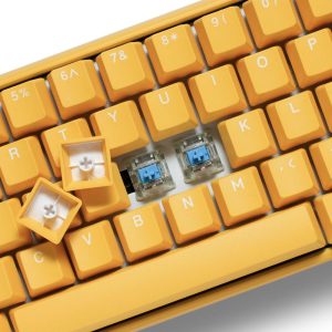 Геймърскa механична клавиатура Ducky One 3 Yellow SF 65, Cherry MX Black суичове - Image 5