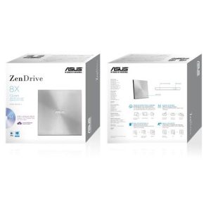 Външно USB DVD записващо устройство ASUS ZenDrive U7M Ultra-slim, USB 2.0, Сив - Image 4