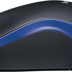 Безжична оптична мишка LOGITECH M185, USB, Син/Черен - Image 3