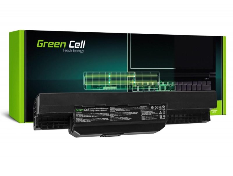Батерия  за лаптоп GREEN CELL, Asus A32-K53 K53E K53S K53SV X53 X53S X53U X54 X54C X54H, 11.1V, 4400mAh - Image 2