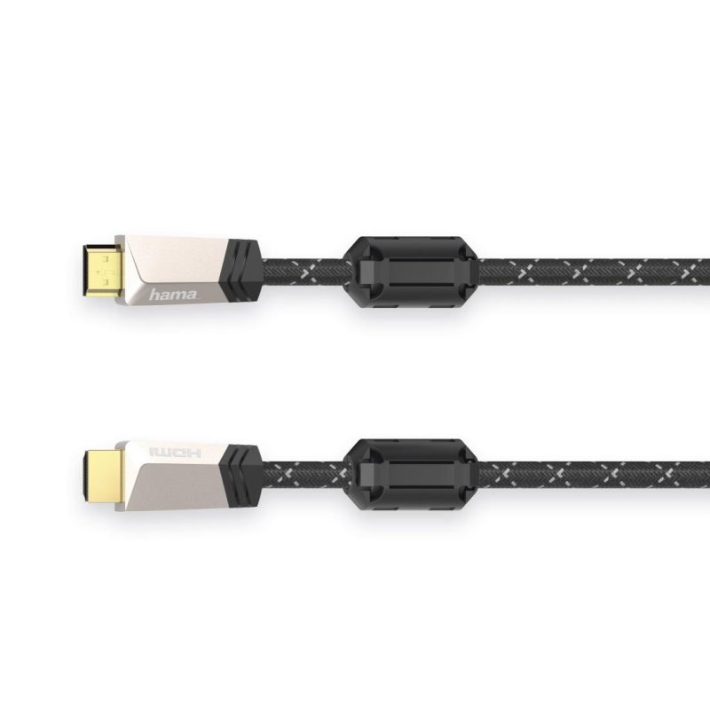 Кабел HAMA Premium, HDMI мъжко - HDMI мъжко, 1.5 м, Ферит, Позлатени конектори - Image 2