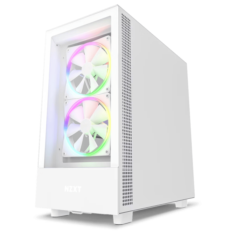 Кутия NZXT H5 Elite Matte White, Tempered Glass, Mid-Tower - Image 2