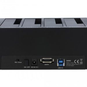 Външна докинг станция Delock, За 4 x HDD/SSD, USB, Функция за клониране, 5 Gbps - Image 3
