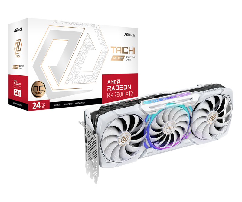 Видео карта ASROCK RX 7900 XTX Taichi White OC 24GB GDDR6 - Image 6