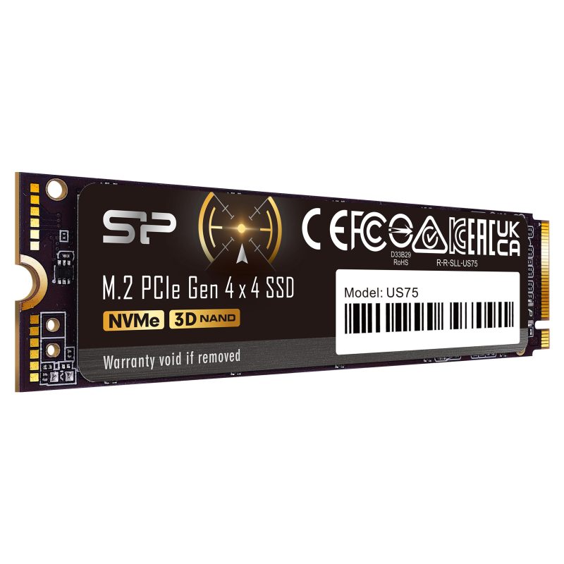 SSD Silicon Power US75 1TB M.2-2280, PCIe, Gen 4x4 NVMe - Image 2