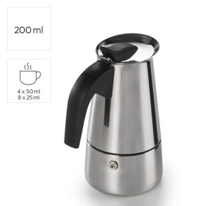 XAVAX Кафеварка за еспресо от неръждаема стомана за 4 чаши, 111274 - Image 15