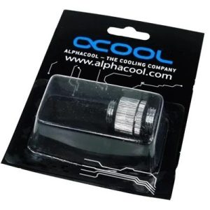Адаптер Alphacool HF, Двоен нипел, G1/4 - G1/4, Въртящ се, Сребрист - Image 2