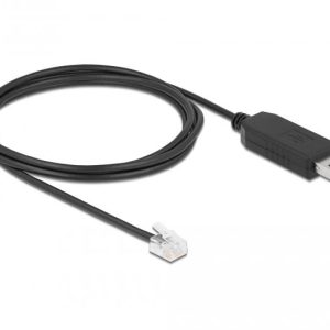 Кабел Delock USB-A мъжко - RJ12 (RS232) за телескопи Skywatcher, 2m
