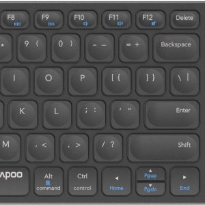 Комплект клавиатура и мишка RAPOO 9700M, Multi mode, Bluetooth, 2.4Ghz, Безжичен, Тъмносив - Image 3