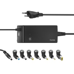 Универсално мрежово зарядно за лаптоп HAMA, изх. 12-22V, 90W, 200004 - Image 2