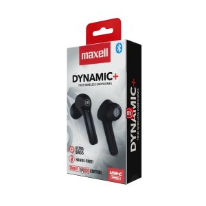 Блутут слушалки MAXELL Dynamic, Докинг кутийка, True Wireless, Черни - Image 2