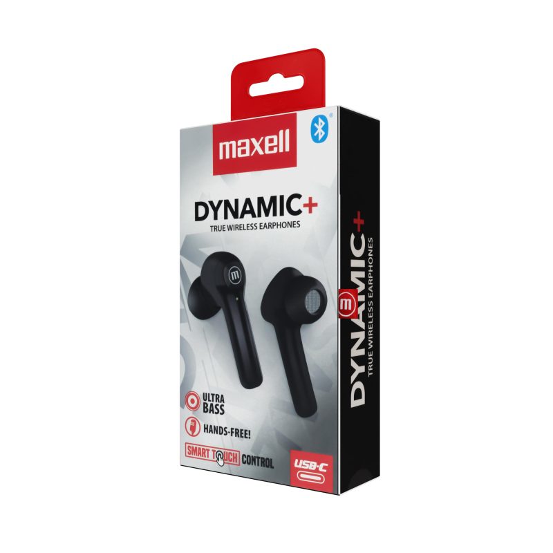 Блутут слушалки MAXELL Dynamic, Докинг кутийка, True Wireless, Черни - Image 2