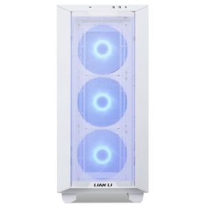 Кутия Lian-Li LANCOOL III RGB Mid-Tower, Tempered Glass, Бяла - Image 4
