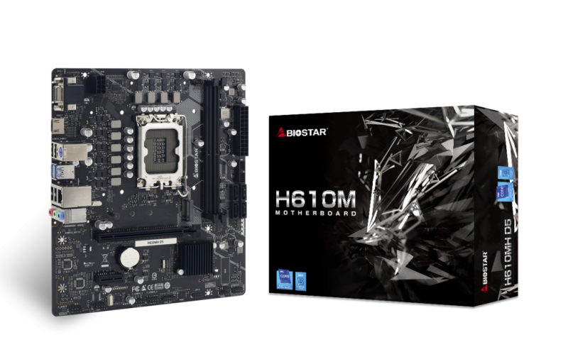 Дънна платка BIOSTAR MH610MH D5, Socket 1700 - Image 4