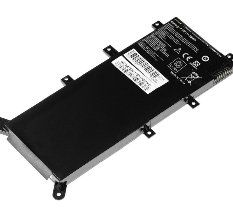 Батерия  за лаптоп GREEN CELL, Asus A555 A555L F555 F555L F555LD K555 K555L K555LD R556 R556L R556LD R556LJ X555 X555L, 7.6V, 5000mAh