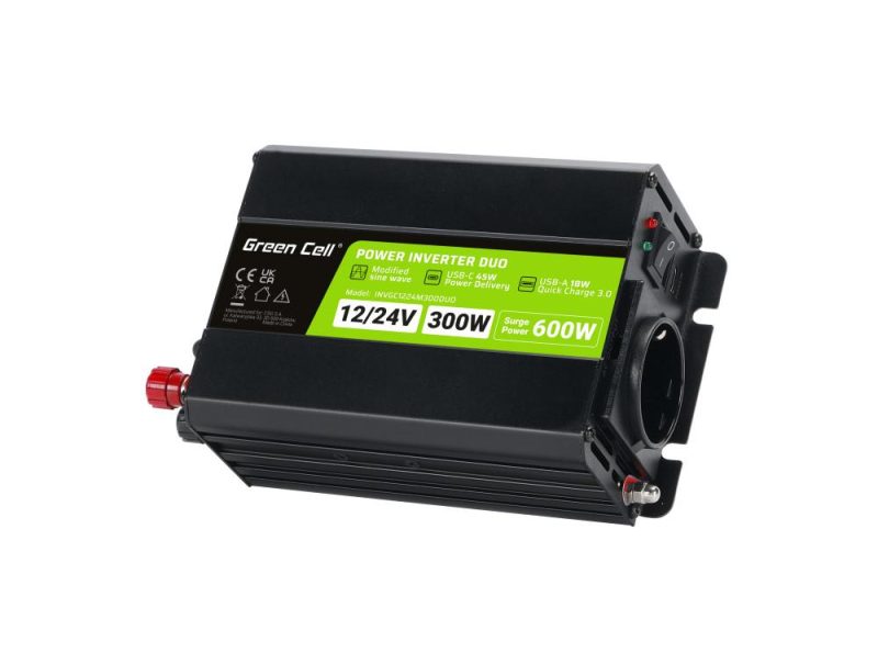 Инвертор PRO DUO 12V/24V to /220 V  DC/AC 300/600W, Модифицирана синусоида - Image 5