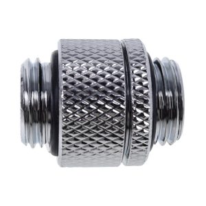 Адаптер съединител с външна резба Alphacool, Въртящ се, G1/4, Сребрист - Image 3