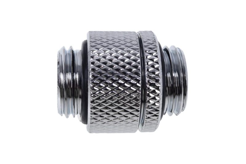 Адаптер съединител с външна резба Alphacool, Въртящ се, G1/4, Сребрист - Image 3