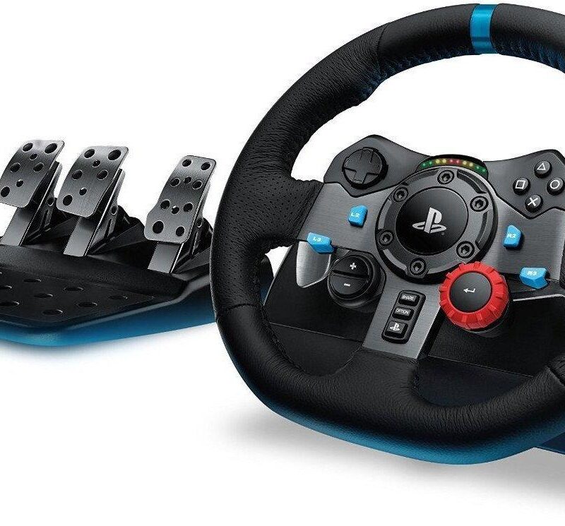 Волан Logitech Driving Force G29 PS3/PS4/PC, Черен