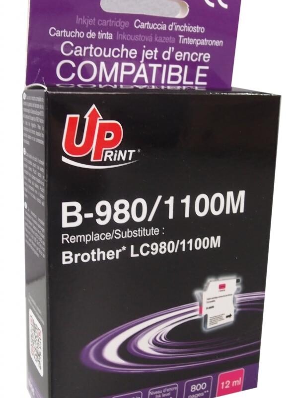 Мастилница UPRINT LC980/1100 BROTHER, Magenta
