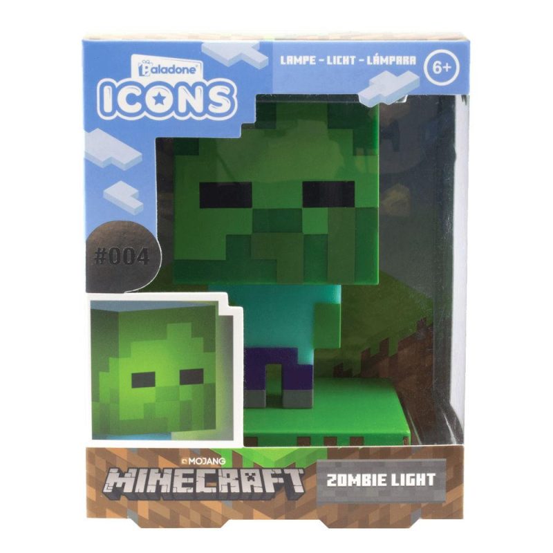 Статуетка Paladone Minecraft Zombie Icon Lamp - Image 3