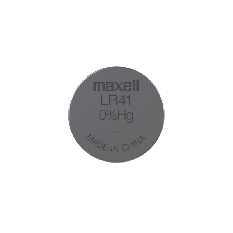 Бутонна микроалкална батерия LR41 /AG3/ 10 бр./pack цена за 1 бр. MAXELL