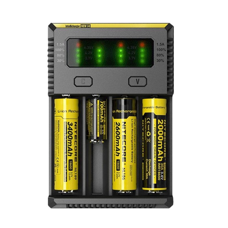 Зарядно у-во NITECORE i4, Universal Charger, LiIon & NIMH, 18650, CR123; AA, AAA, C, D - Image 4