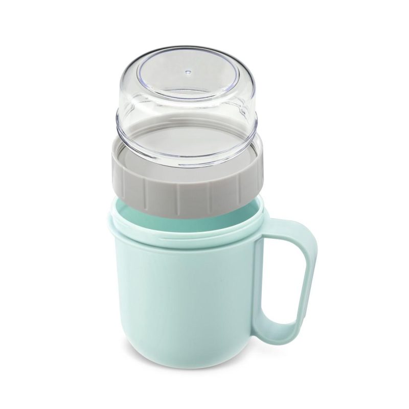 Купа за зърнени храни Xavax To Go, 2 отделения, 500 + 200 ml, пастелно синьо/сиво - Image 11