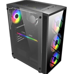 Кутия FSP CMT192 TG ATX Mid Tower, Черна - Image 3