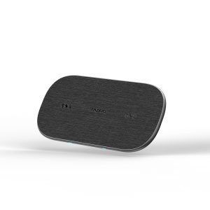 Безжично зарядно RAPOO XC260, Qi, Двойно, 7.5W/10W, Черен - Image 5