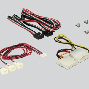 Метален панел 3.5" DeLock, 2 x USB 2.0, Контролер за вентилатори - Image 3