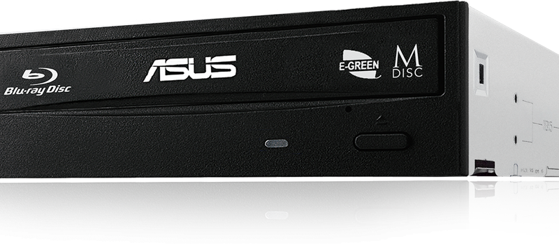 Записващо устройство Blu-Ray ASUS BW-16D1HT, за вграждане в компютър, SATA, черен