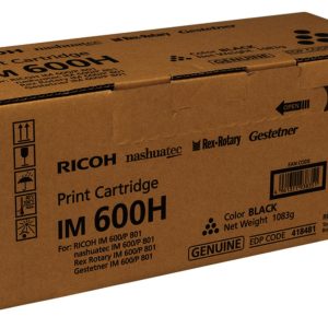 Тонер касета Ricoh IM 600H, За Ricoh P801, IM600F, 40000 копия, Черен