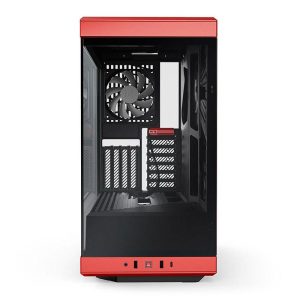 Кутия HYTE Y40 Tempered Glass, Mid-Tower, Червено и Черно - Image 6