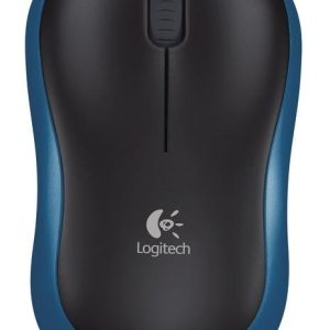 Безжична оптична мишка LOGITECH M185, Синя, USB