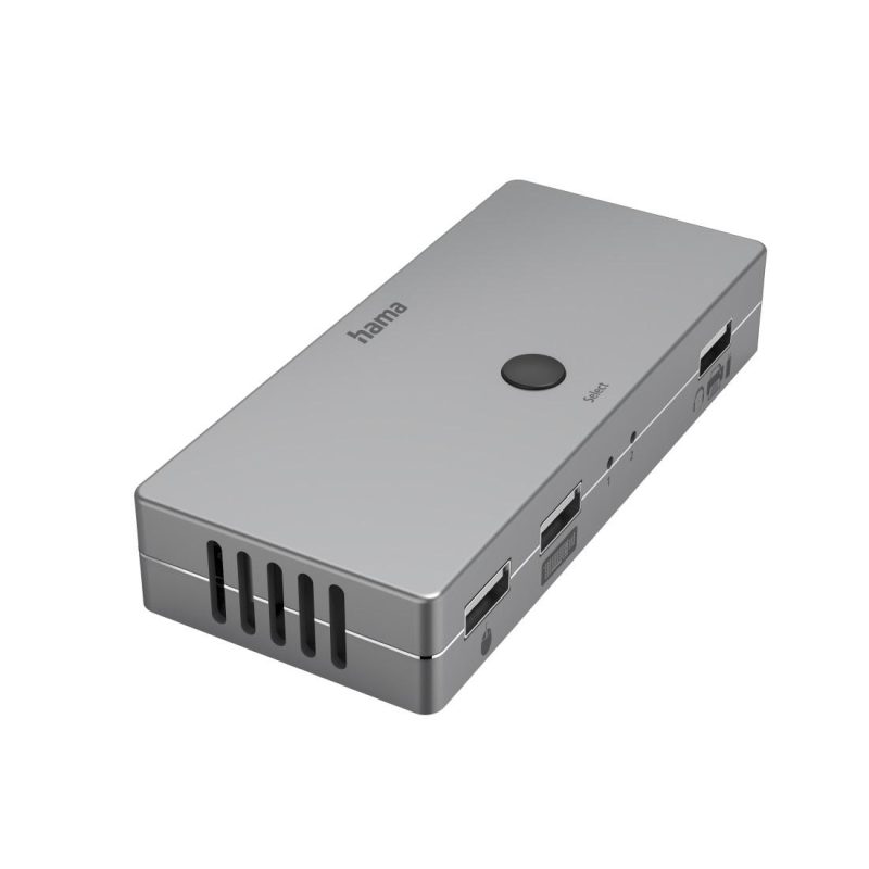 KVM превключвател Hama Connect2Switch, 4-портов, USB, HDMI, Вкл. кабели - Image 2