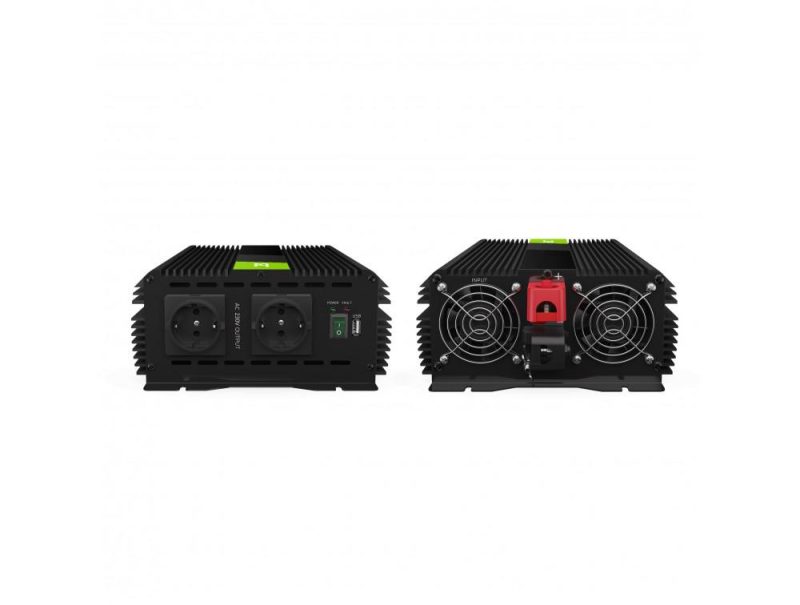 Инвертор PRO GREEN CELL, 12/220V, DC/AC, 3000W/6000W, Модифицирана синусоида - Image 2