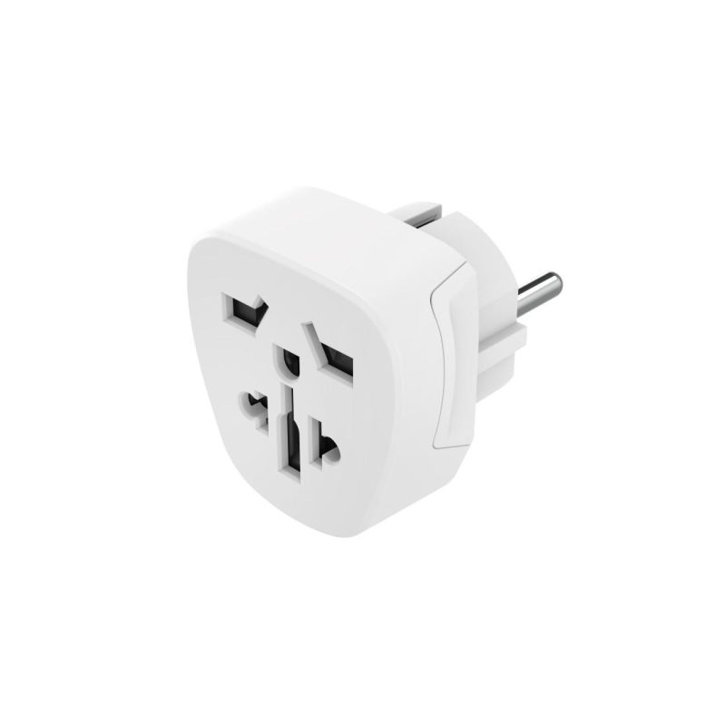 Hama Travel Адаптер Type E и F, 3-Pin, Универсален, 223456 - Image 3