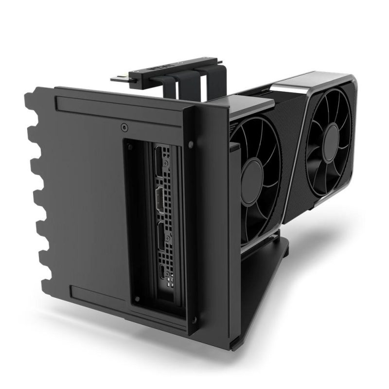 Брекет и кабел NZXT H7 Vertical GPU Mounting Kit, за вертикален монтаж на видео карта, Черен - Image 4