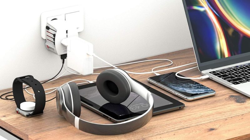 Адаптер SKROSS PRO MUV 4 x USB-A, 1.302961, World, Бял - Image 3