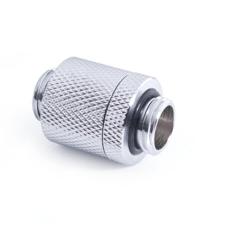 D-Plug Alphacool ES, 20mm, G1/4 AG auf G1/4 AG, Сребрист