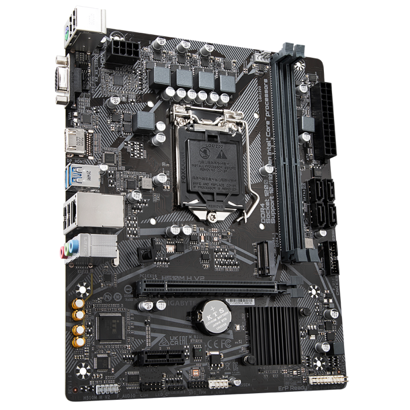 Дънна платка GIGABYTE H510M-H V2, socket 1200 - Image 2