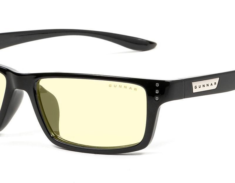 Компютърни очила GUNNAR Riot Onyx, Amber, Черен