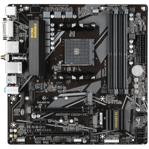 Дънна платка GIGABYTE B550M DS3H AC Socket AM4 - Image 2