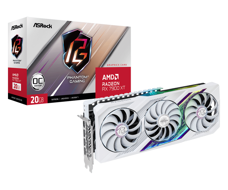 Видео карта ASROCK RX 7900 XT Phantom Gaming White OC 20GB GDDR6 - Image 5