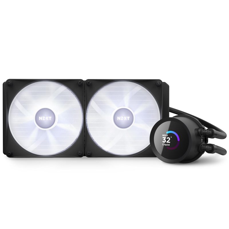 Охладител за процесор NZXT Kraken 280 RGB Black, LCD Display - Image 11