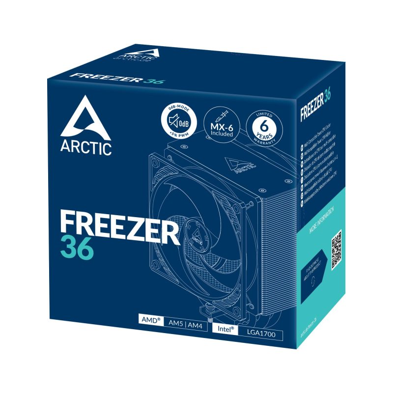 Охладител за процесор ARCTIC Freezer 36 - ACFRE00121A - Image 6
