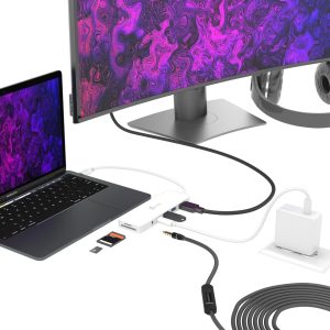 6-портов хъб j5create Mini Dock JCD373, USB, HDMI, SD, 3.5 mm jack - Image 4